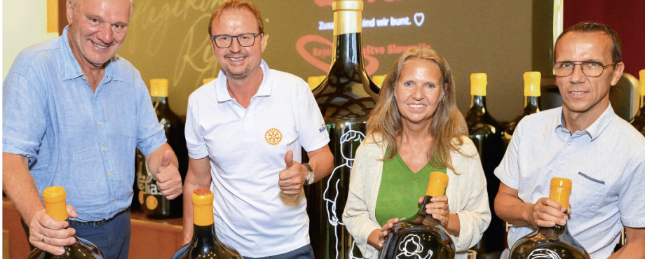 Steiermark - Grenzüberschreitende Hilfe rotarischer Weinprofis