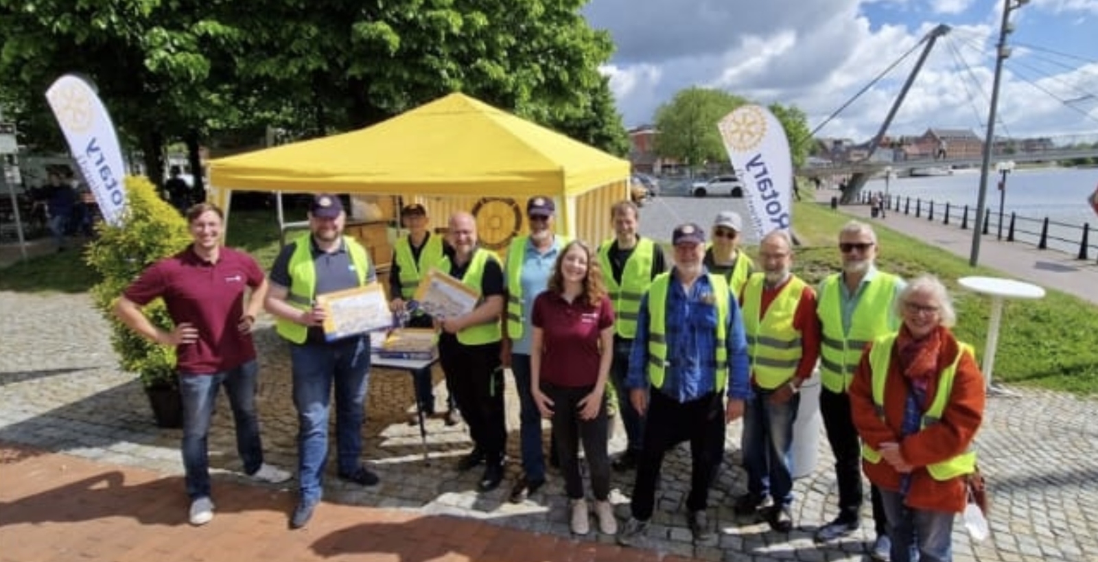 2022, rotary action day, leer, poppen