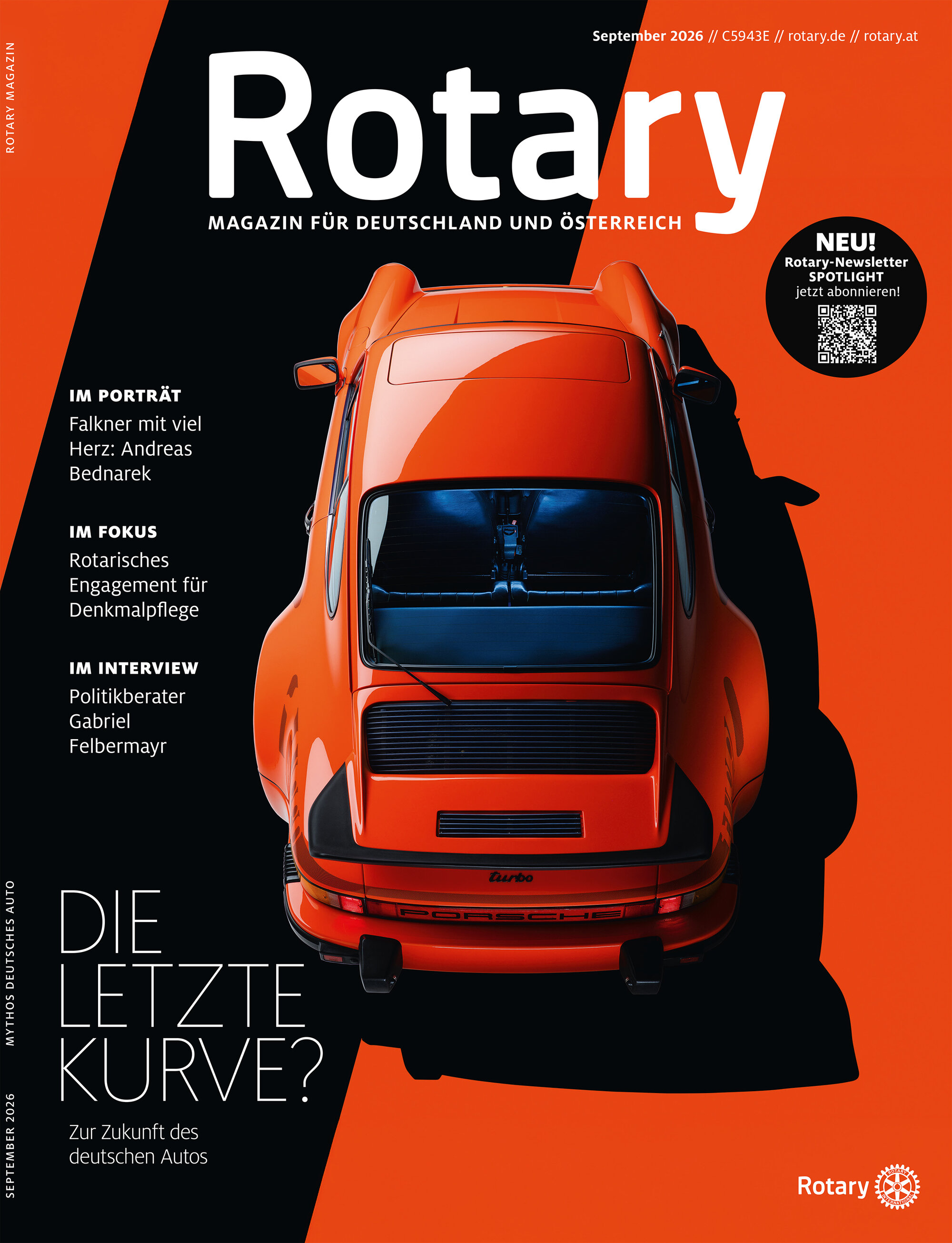 Cover des Rotary magazins 9/2026