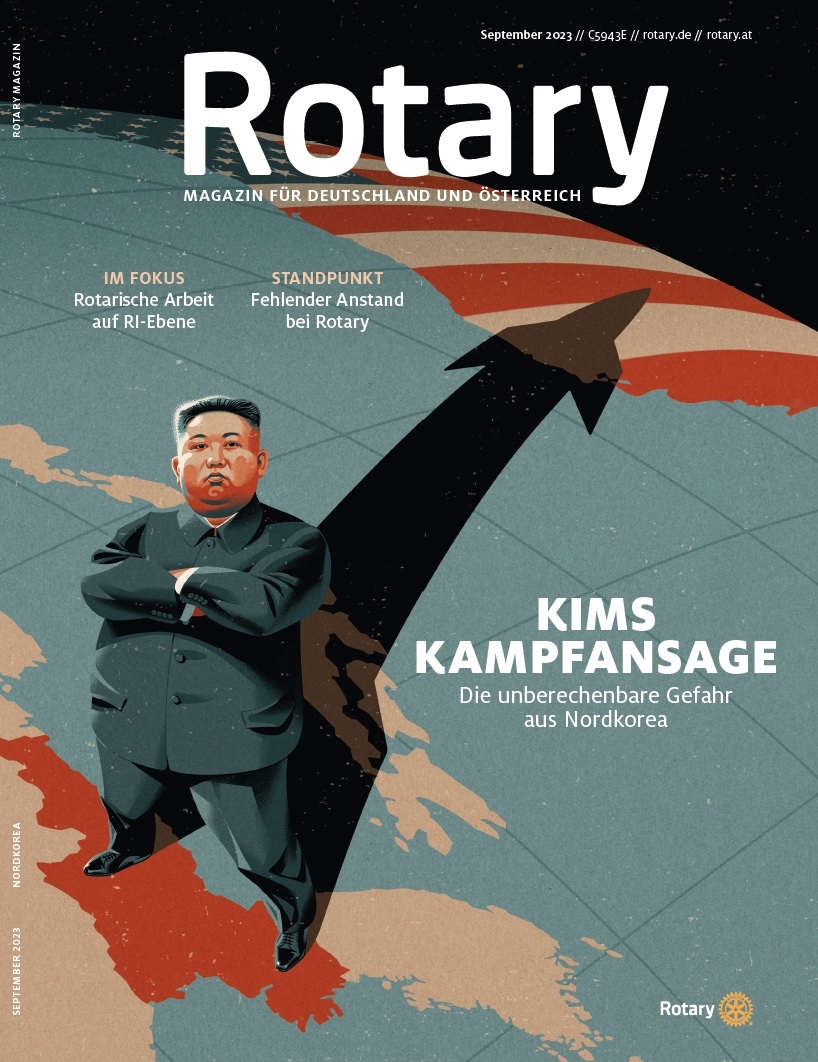 2023, cover, titel, september, kims kampfansage, nordkorea