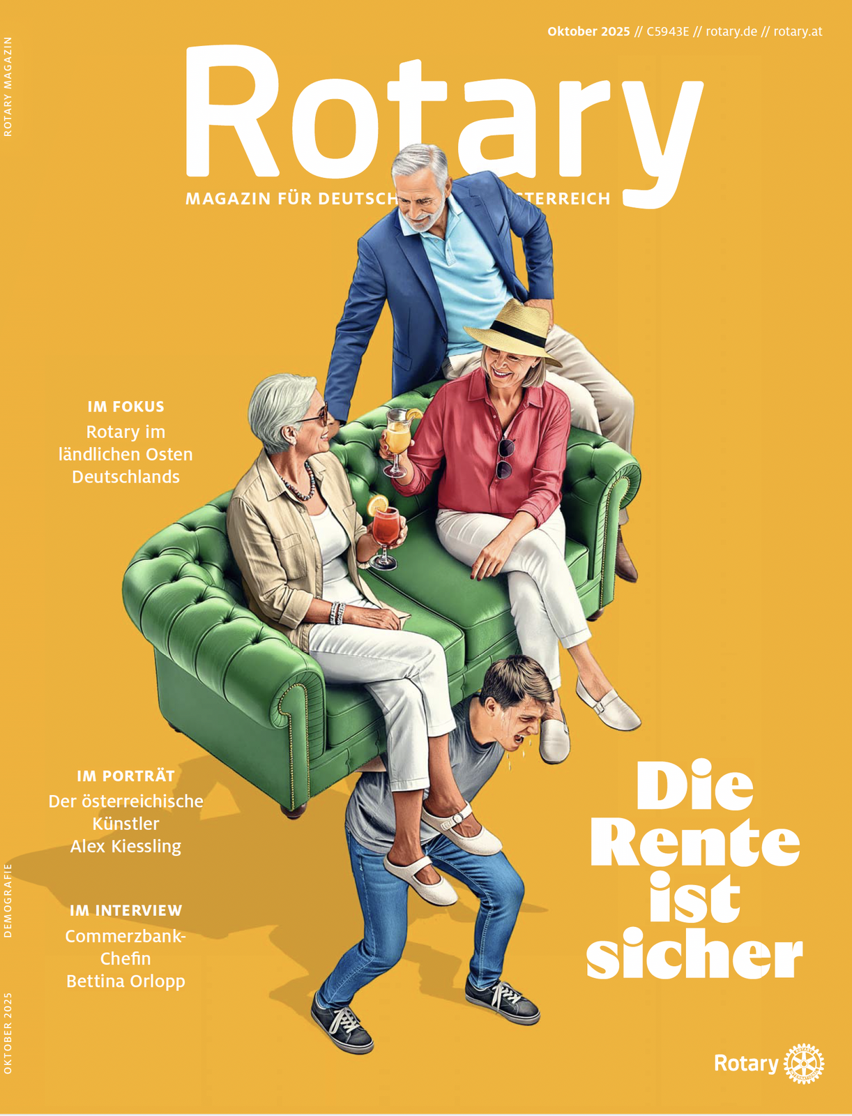 2025, cover, titel, 10/2025, die rente ist sicher, rente